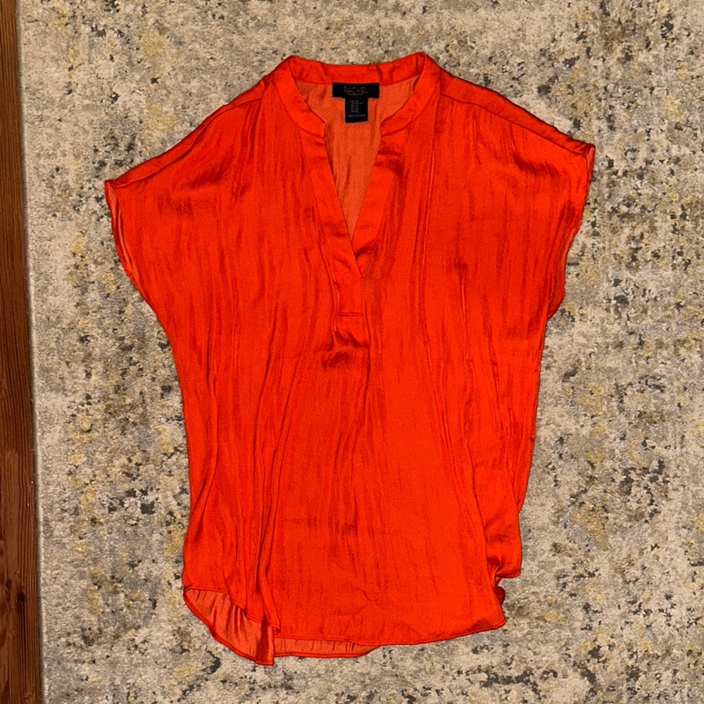 Rachel Roy Bright Orange Blouse